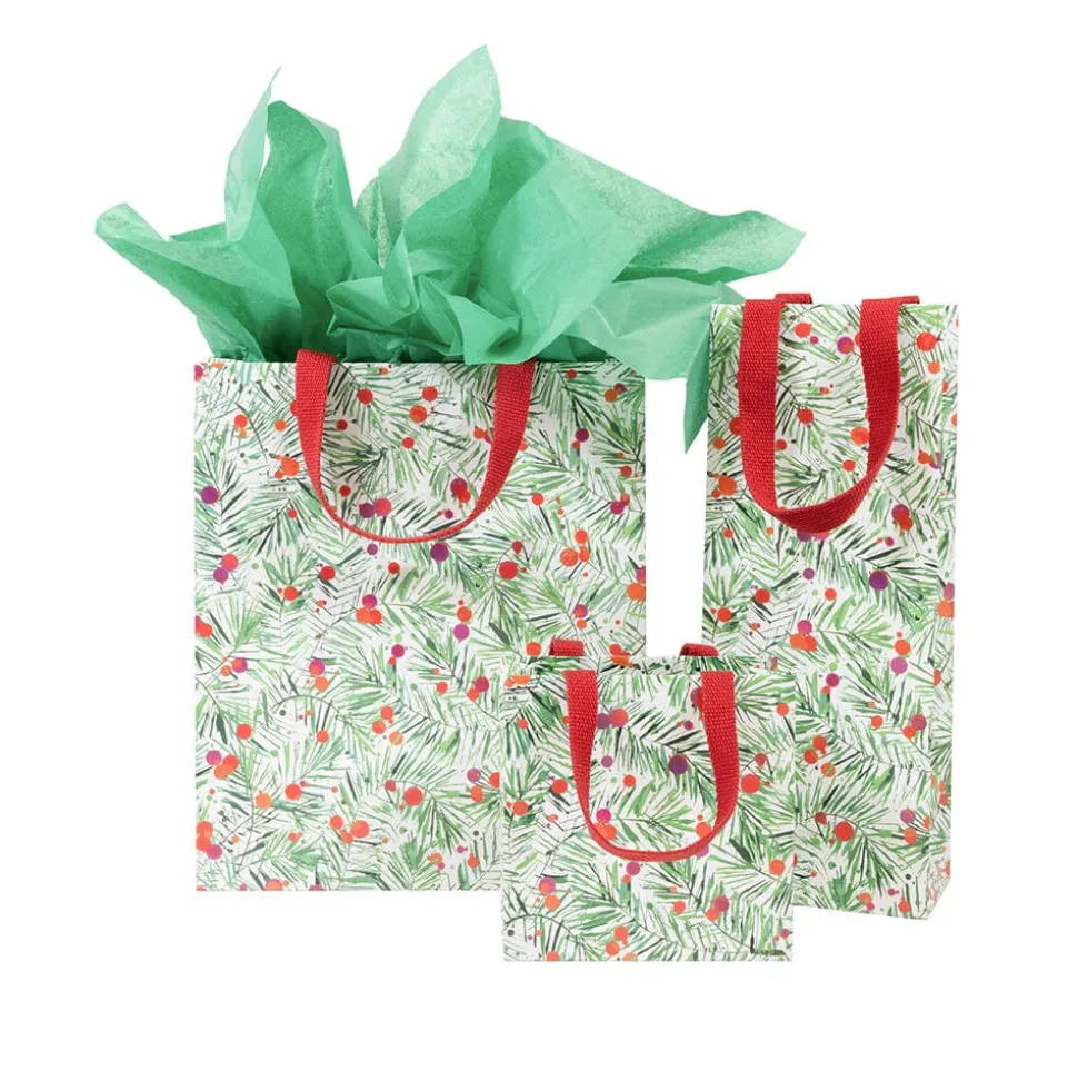 Modern Pine Large Gift Bag - 1 Each