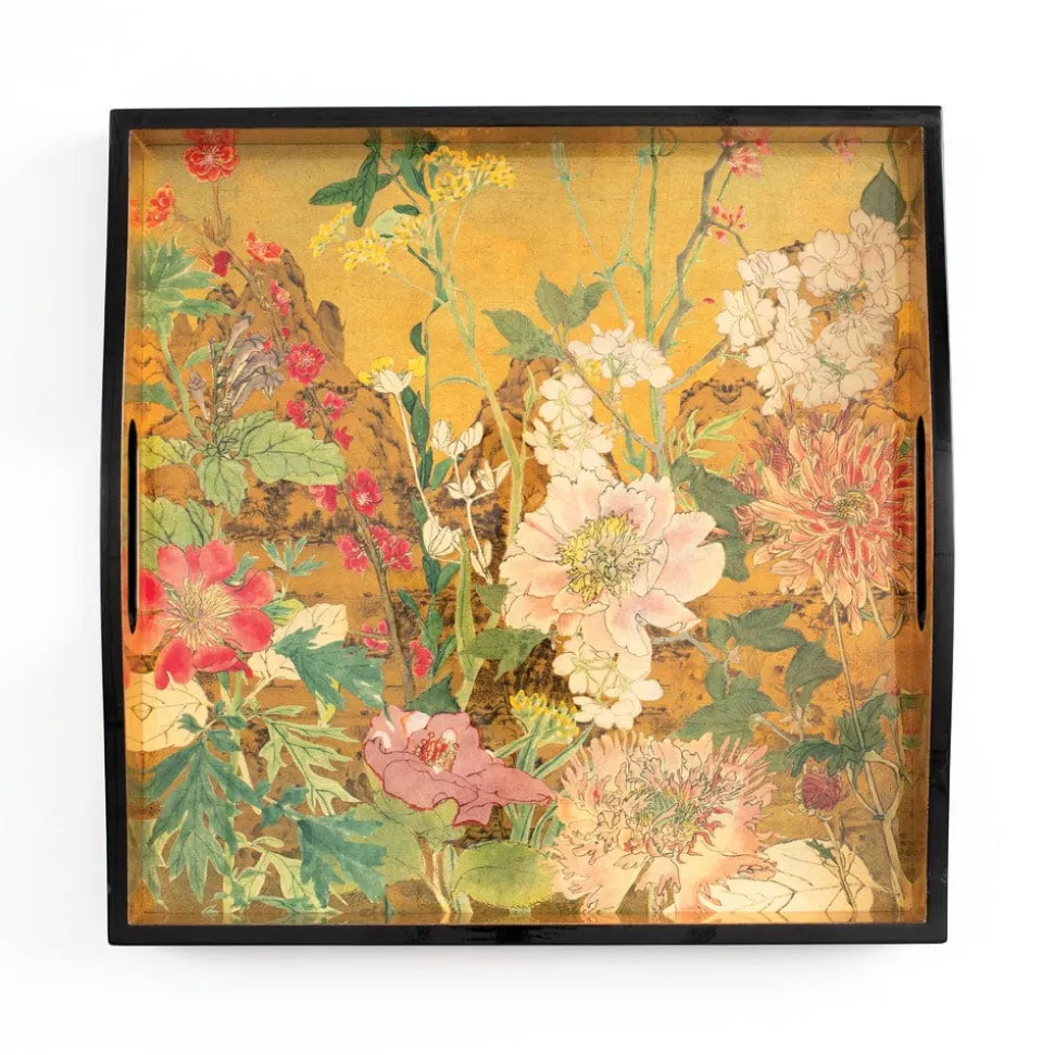 Mountain High Lacquer Square Tray - 1 Each