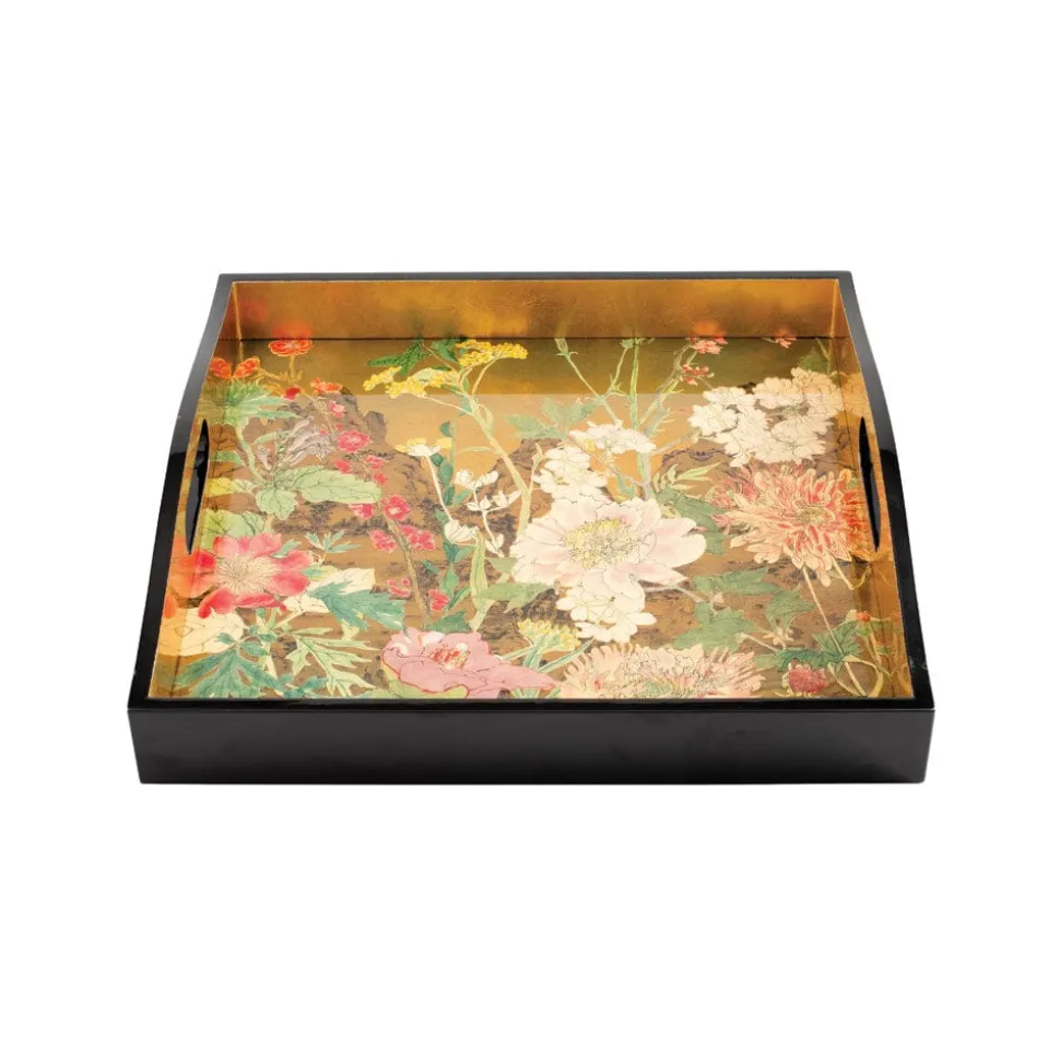 Mountain High Lacquer Square Tray - 1 Each