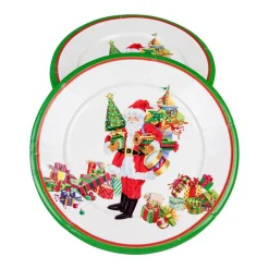 Mr. Claus Paper Dinner Plates - 8 Per Package