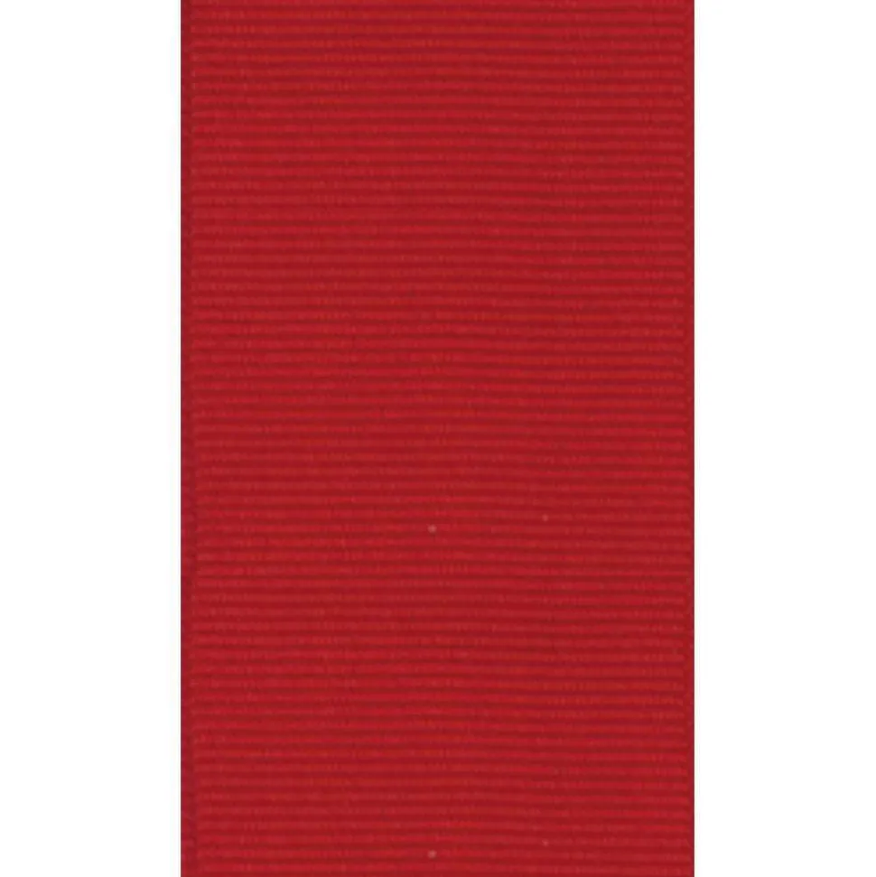 Narrow Red Grosgrain Wired Ribbon - 8 Yard Spool