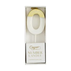 Number Candle 0 - White