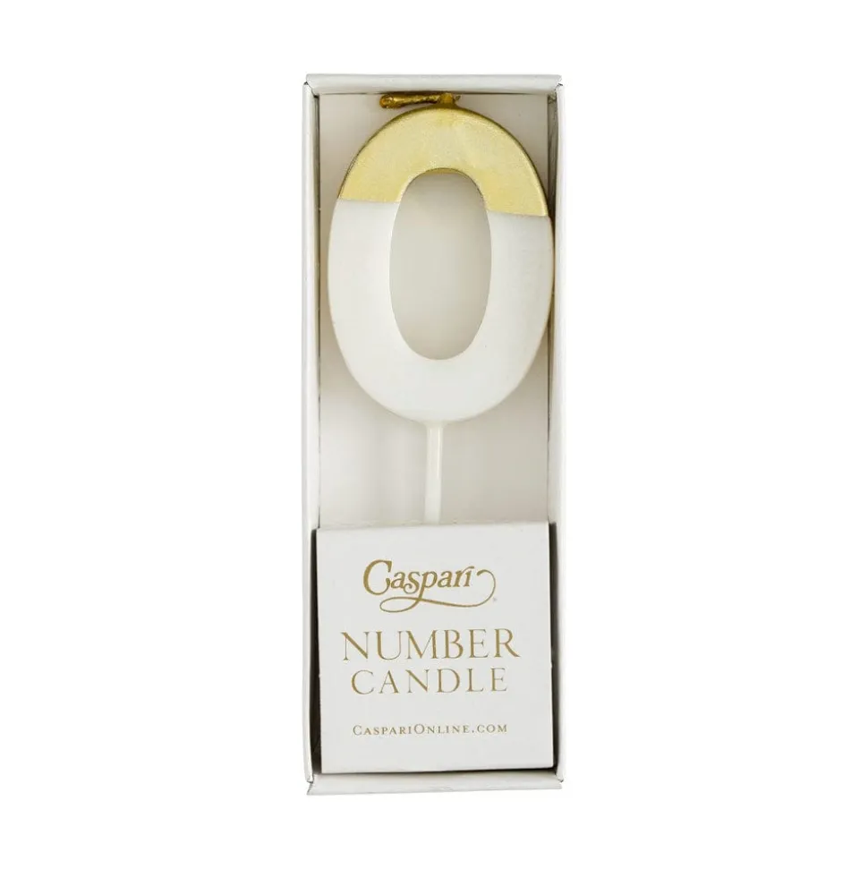 Number Candle 0 - White