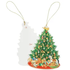 Oh Christmas Tree Decorative Die-Cut Gift Tag - 4 Per Package