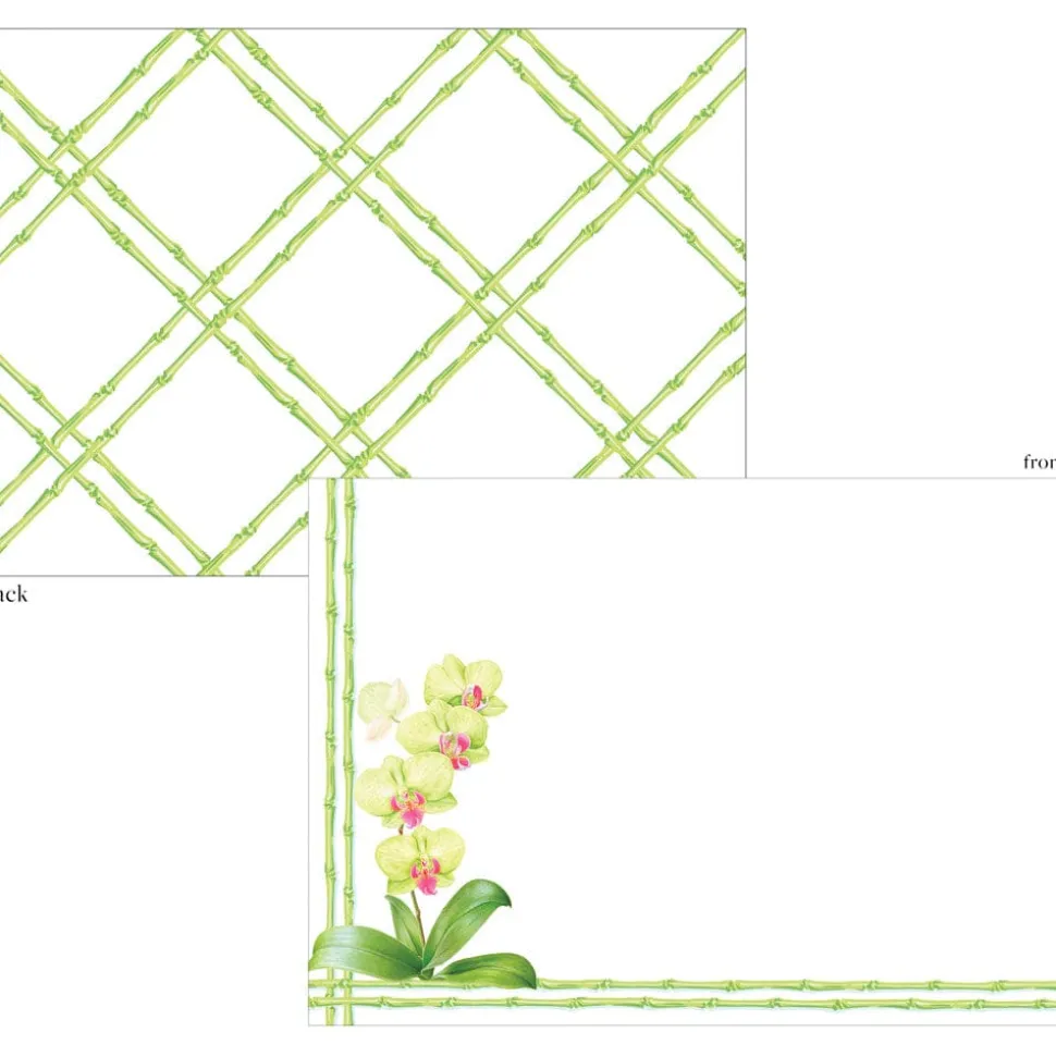 Orchid Conservatory Correspondence Cards - 12 Card & Envelopes