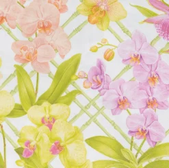 Orchid Conservatory Dinner Napkins - 20 Per Package