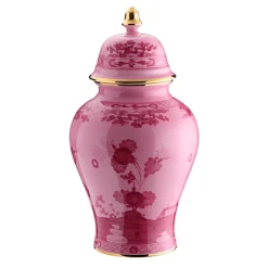 Oriente Italiano Potiche Vase in Porpora 12.5" - 1 Each