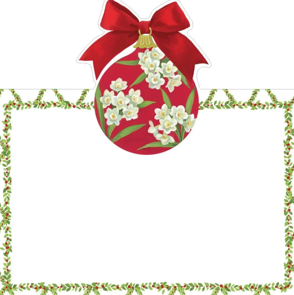 Ornament and Trellis Die-Cut Place Cards - 8 Per Package