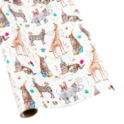 Party Animals Gift Wrapping Paper - 30" x 8' Roll