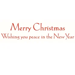 Peace Large Boxed Christmas Cards - includes 15 cards & envelopes
