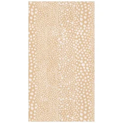 Pebble Paper Linen Guest Towels Napkins in Beige - 12 Per Package