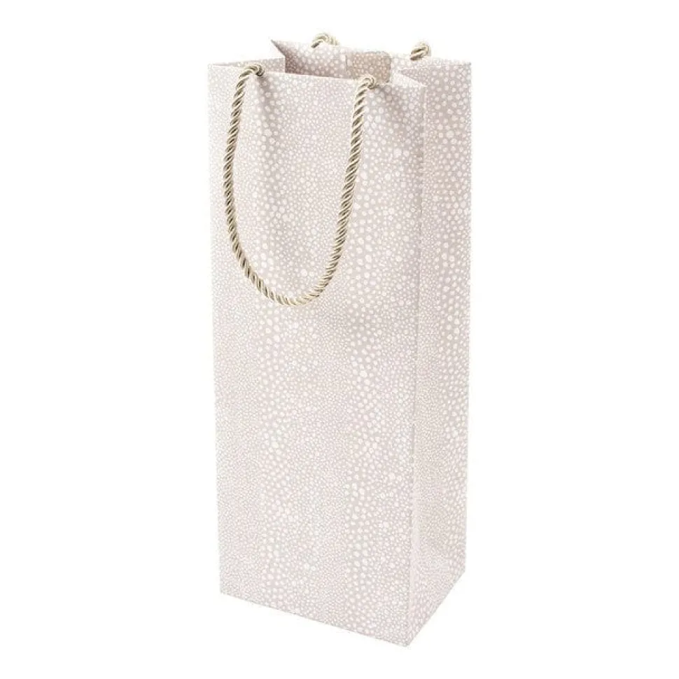 Pebble Wine & Bottle Gift Bag in Grey - 1 Each