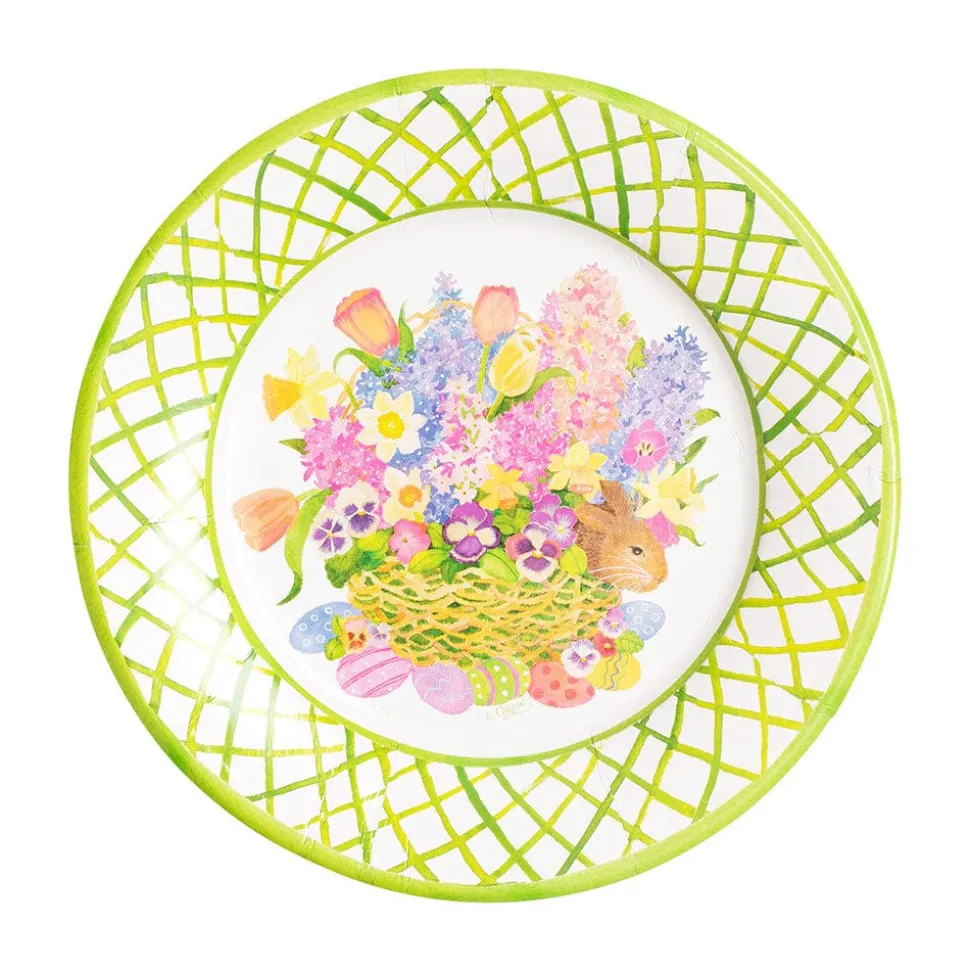 Peek-A-Boo Bunny Salad & Dessert Plates - 8 Per Package