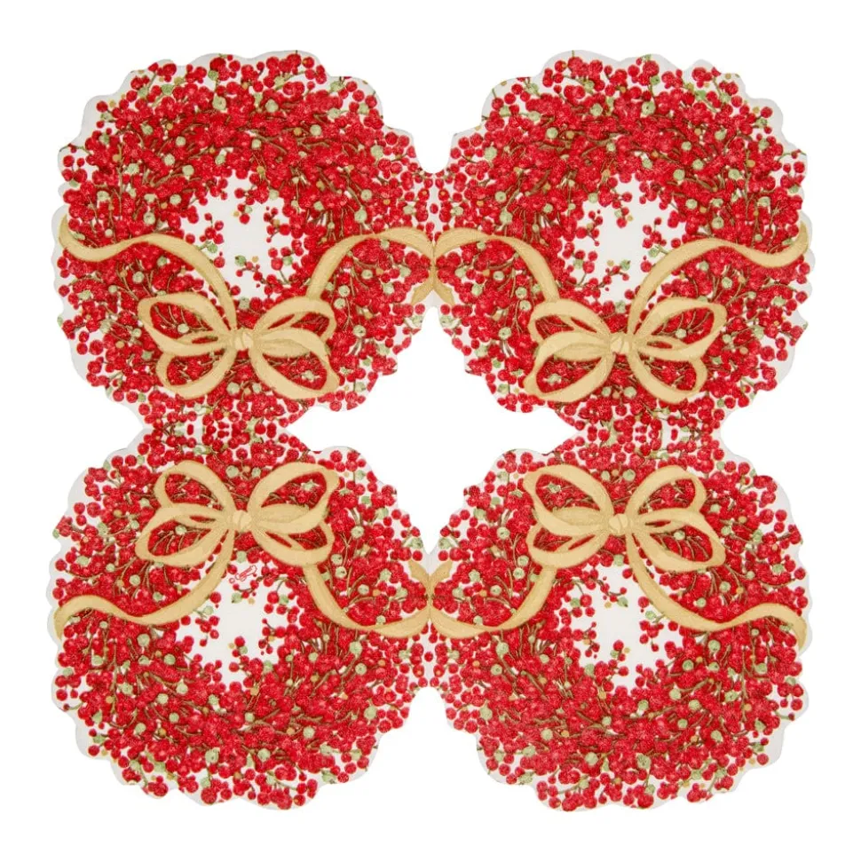 Pepperberry Die-Cut Napkins - 15 Per Pckage