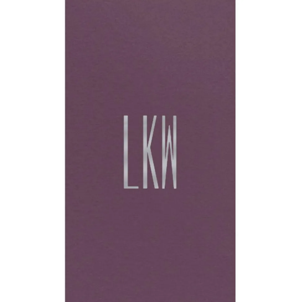 Personalized Monogram Paper Linen Guest Towel Napkins