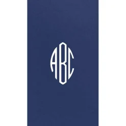 Personalized Monogram Paper Linen Guest Towel Napkins
