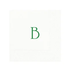 Personalized Single Initial Cocktail Napkins