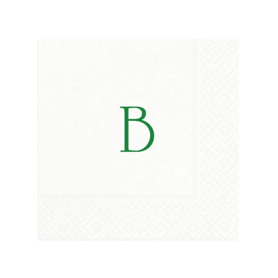 Personalized Single Initial Cocktail Napkins