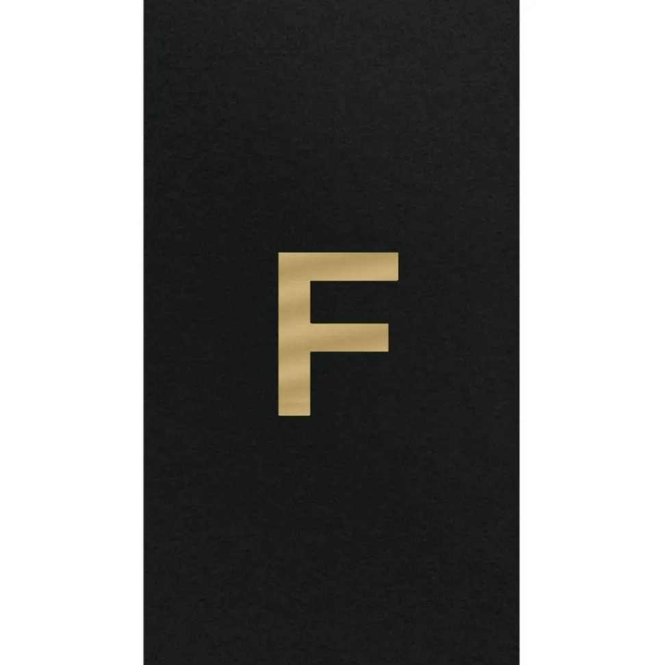 Personalized Single Initial Paper Linen Guest Towel Napkins