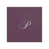 Personalized Single initial Paper Linen Cocktail Napkins