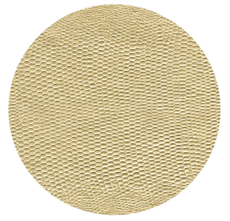 Platinum Lizard Coaster Round 8-In Felt
