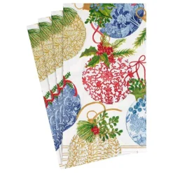Porcelain Ornaments Paper Guest Towel Napkins - 15 Per Package