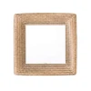 Rattan Square Paper Salad & Dessert Plates - 8 Per Package