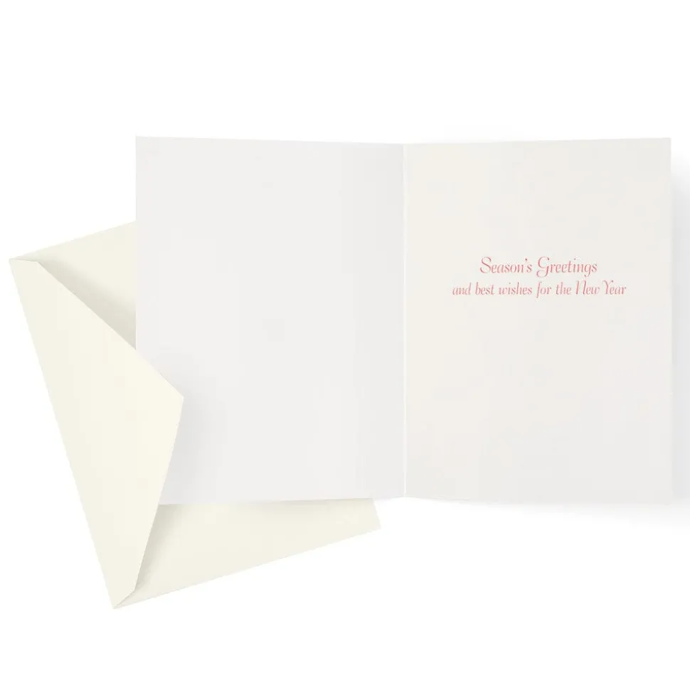 Red Amaryllis Large Boxed Christmas Cards - includes 15 Boxed Christmas Cards
