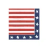 Red, White & Blue Paper Cocktail Napkins - 20 Per Package