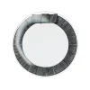Ribbon Border Paper Salad & Dessert Plates in Black - 8 Per Package