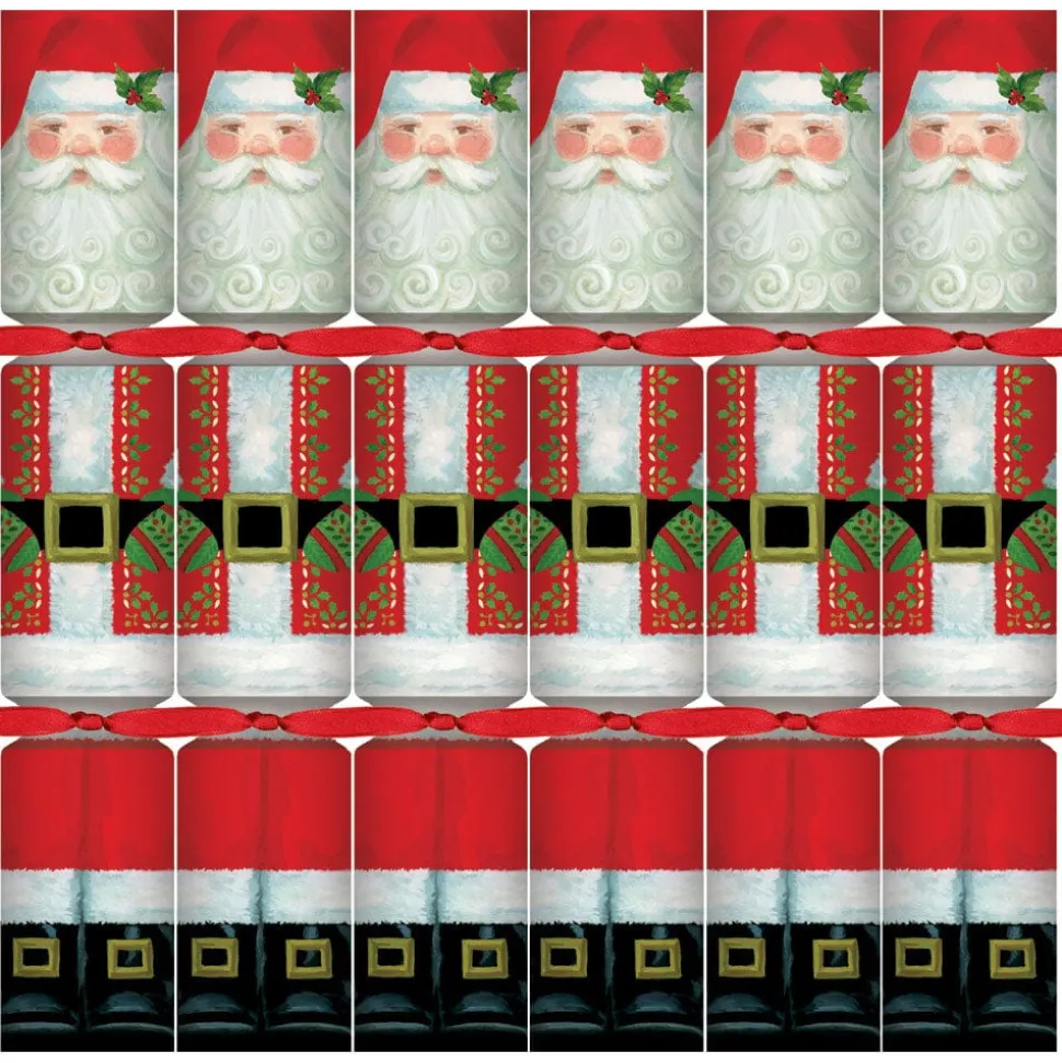 Santa Claus Celebration Crackers - 6 Per Box