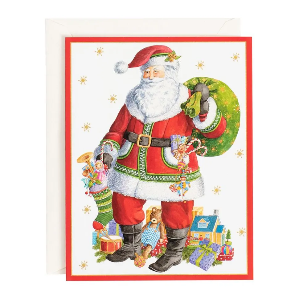 Santa Claus Lane Boxed Christmas Cards - 15 Cards & 15 Envelopes