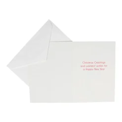 Santa With Stack Of Gifts Small Boxed Christmas Cards - includes 15 cards & envelopes