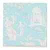 Silk Road Toile Robin's Egg Cocktail Napkins - 20 Per Package