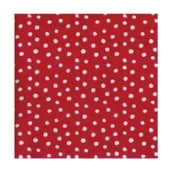 Small Dots Paper Luncheon Napkins in Red - 20 Per Package