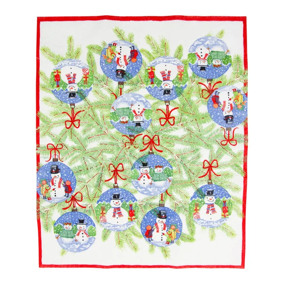 Snowman Ornaments Guest Towel Napkins - 15 Per Package