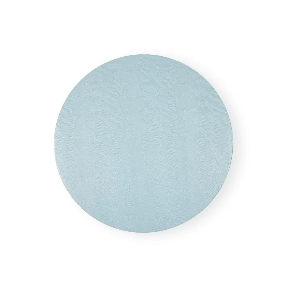 Soft Aqua Lizard Round Placemat - 1 Per Package