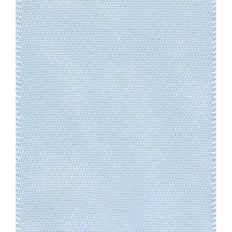 Solid Light Blue Wired Ribbon - 10 Yard Spool