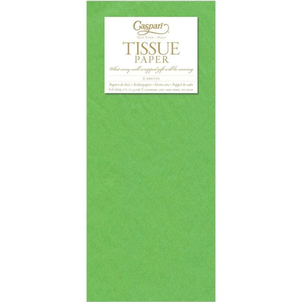 Solid Tissue Paper in Apple - 8 Sheets Included