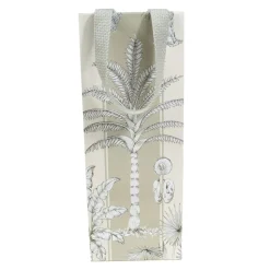 Southern Palms Ivory & Flax Wine & Bottle Gift Bags - 1 Each