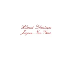 Star and Creche Personalized Christmas Cards