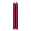 Straight Taper 10" Candles in Cranberry - 2 Candles Per Package, 3 Packages Included