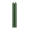 Straight Taper 10" Candles in Hunter Green - 2 Candles Per Package, 3 Packages Included