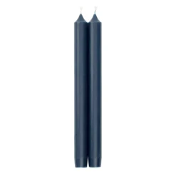 Straight Taper 10" Candles in Marine Blue - 2 Candles Per Package, 6 Packages Included