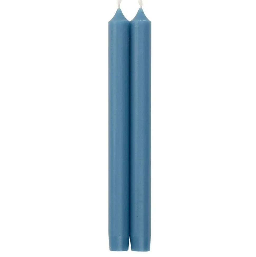 Straight Taper 12" Candles in Parisian Blue - 4 Candles