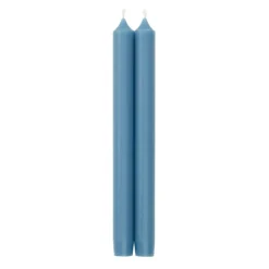 Straight Taper 10" Candles in Parisian Blue - 2 Candles Per Package, 6 Packages Included