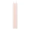 Straight Taper 10" Candles in Petal Pink - 2 Candles Per Package, 3 Packages Included