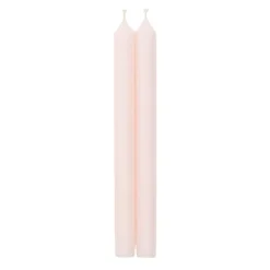 Straight Taper 10" Candles in Petal Pink - 4 Candles