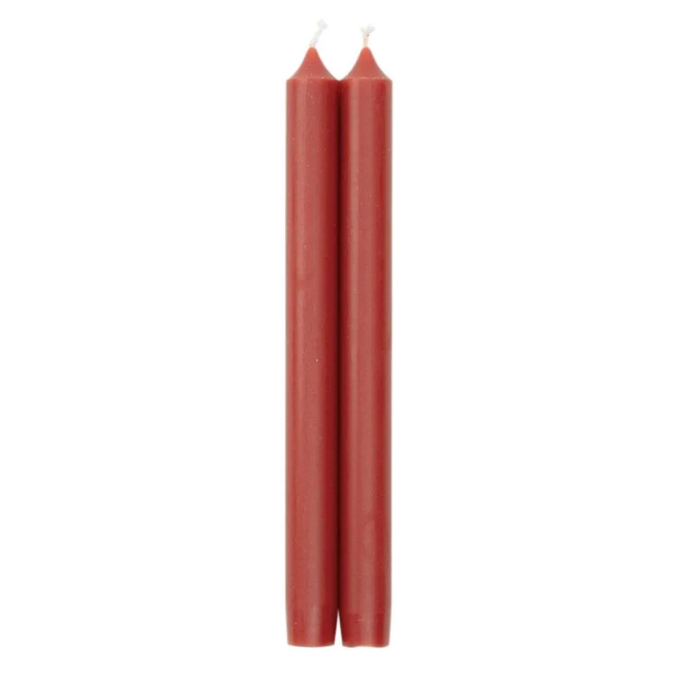 Straight Taper 10" Candles in Spice - 2 Candles Per Package, 3 Packages Included