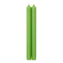 Straight Taper 10" Candles in Spring Green - 4 Candles